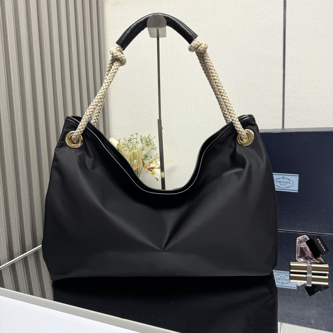 Prada Mariner Large Re-Nylon Shoulder Bag 48x39x14cm