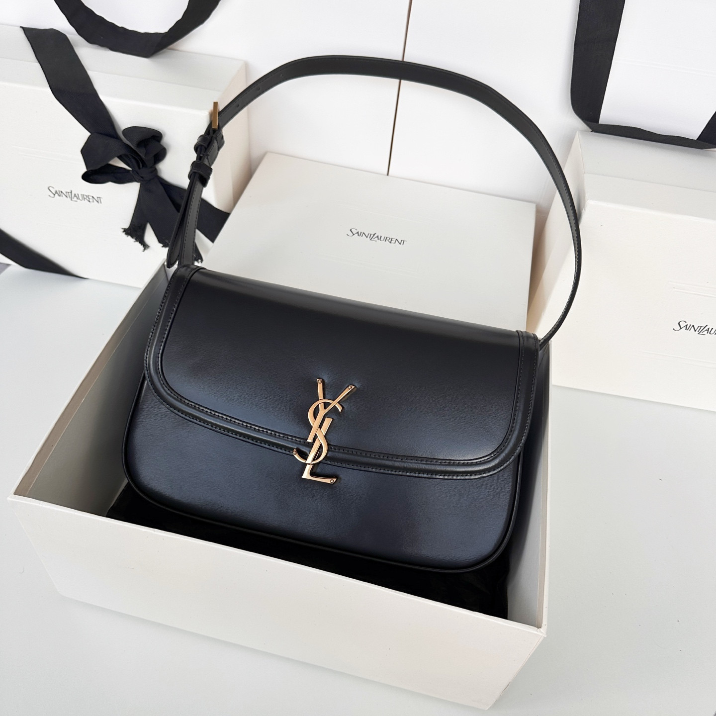 YSL solferino large in box saint laurent 29x18x9cm