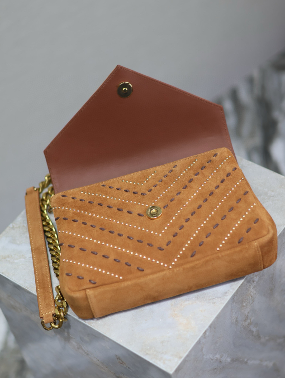 YSL Monogram COLLEGE MEDIUM BAG 24x17x6cm