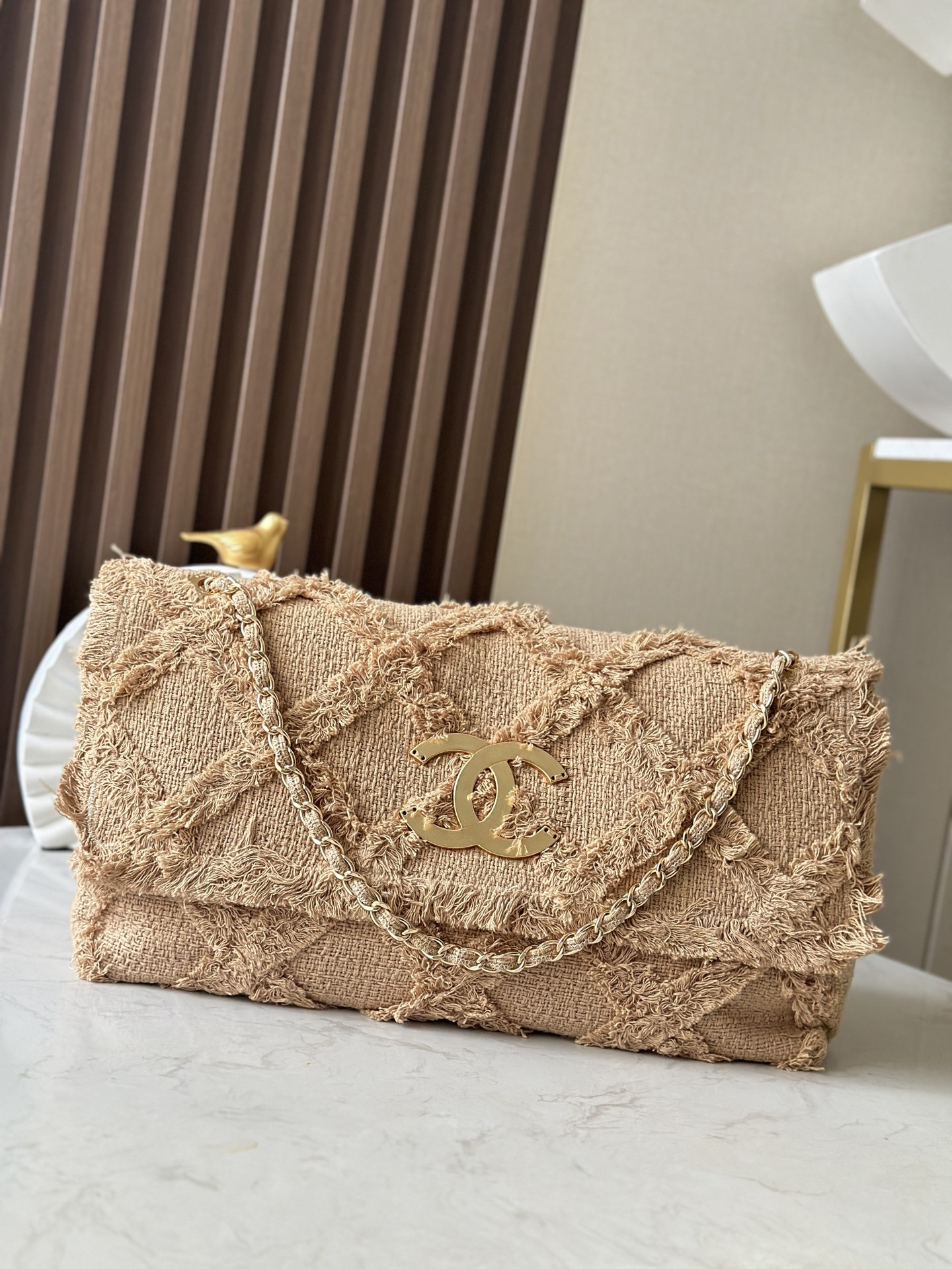 Chanel vintage Flap bag 38x21x11cm