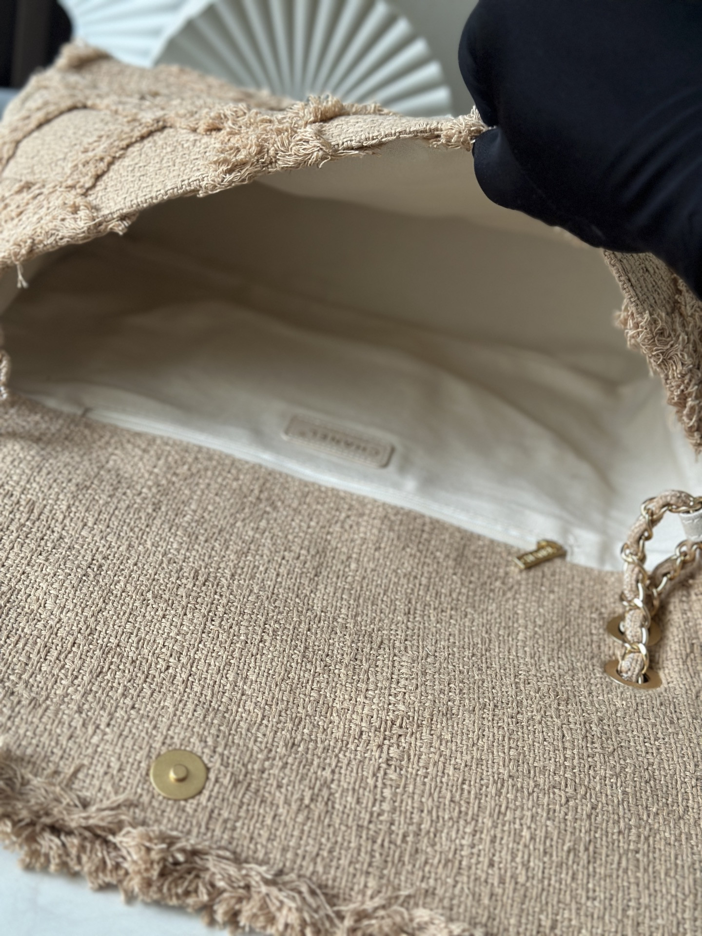 Chanel vintage Flap bag 38x21x11cm