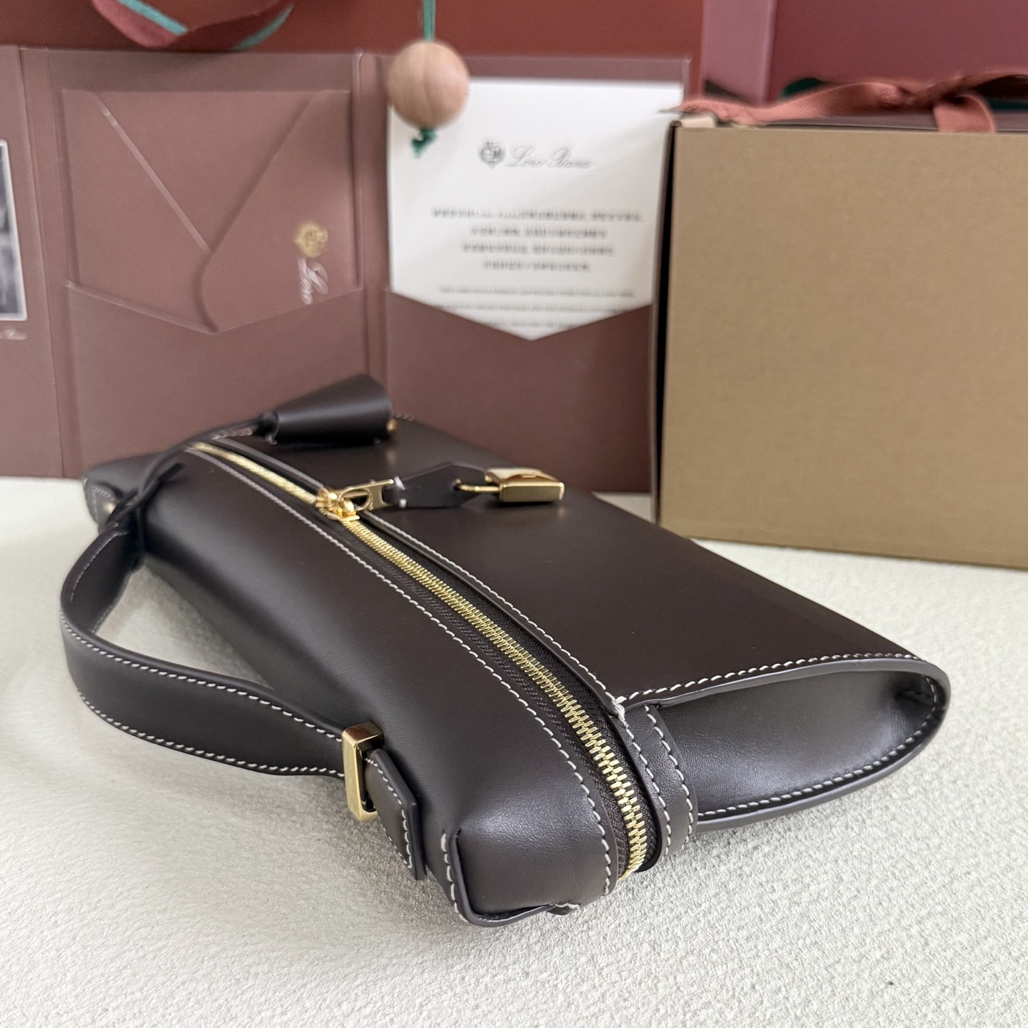 Loro Piana Extra Clutch L29 29x14x3cm