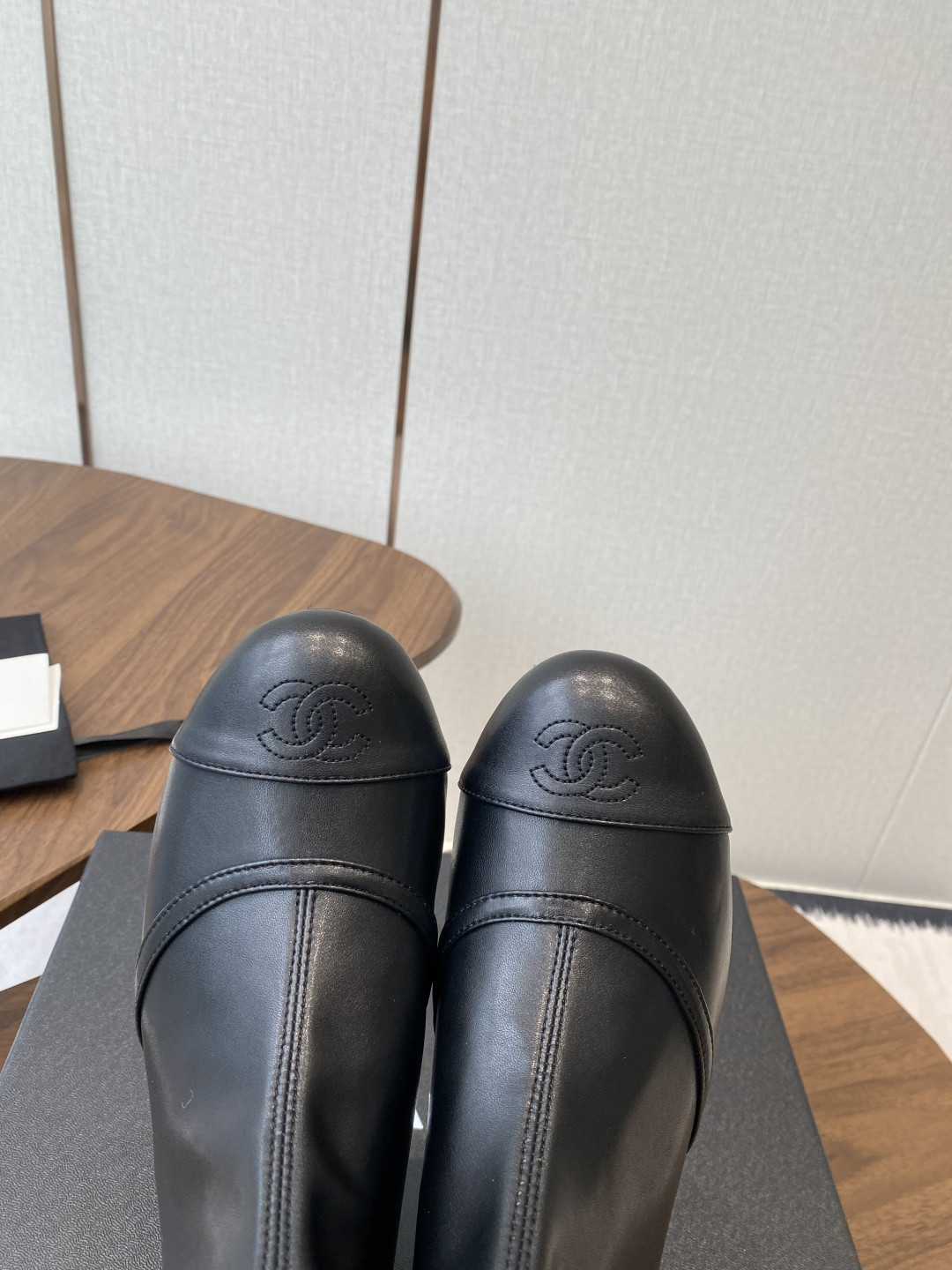 UA Chanel Short Boots 5cm Heel