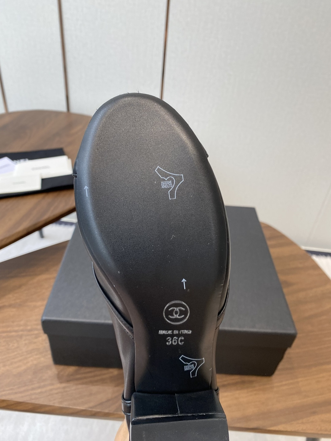 UA Chanel Short Boots 5cm Heel