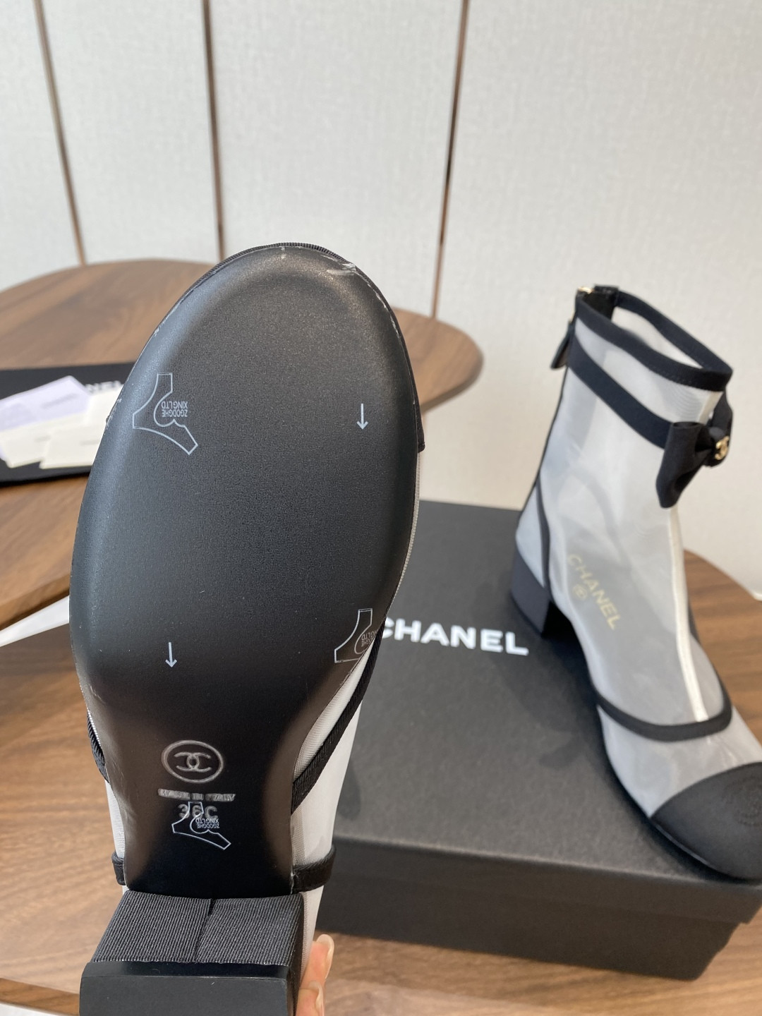 UA Chanel Short Boots 5cm Heel