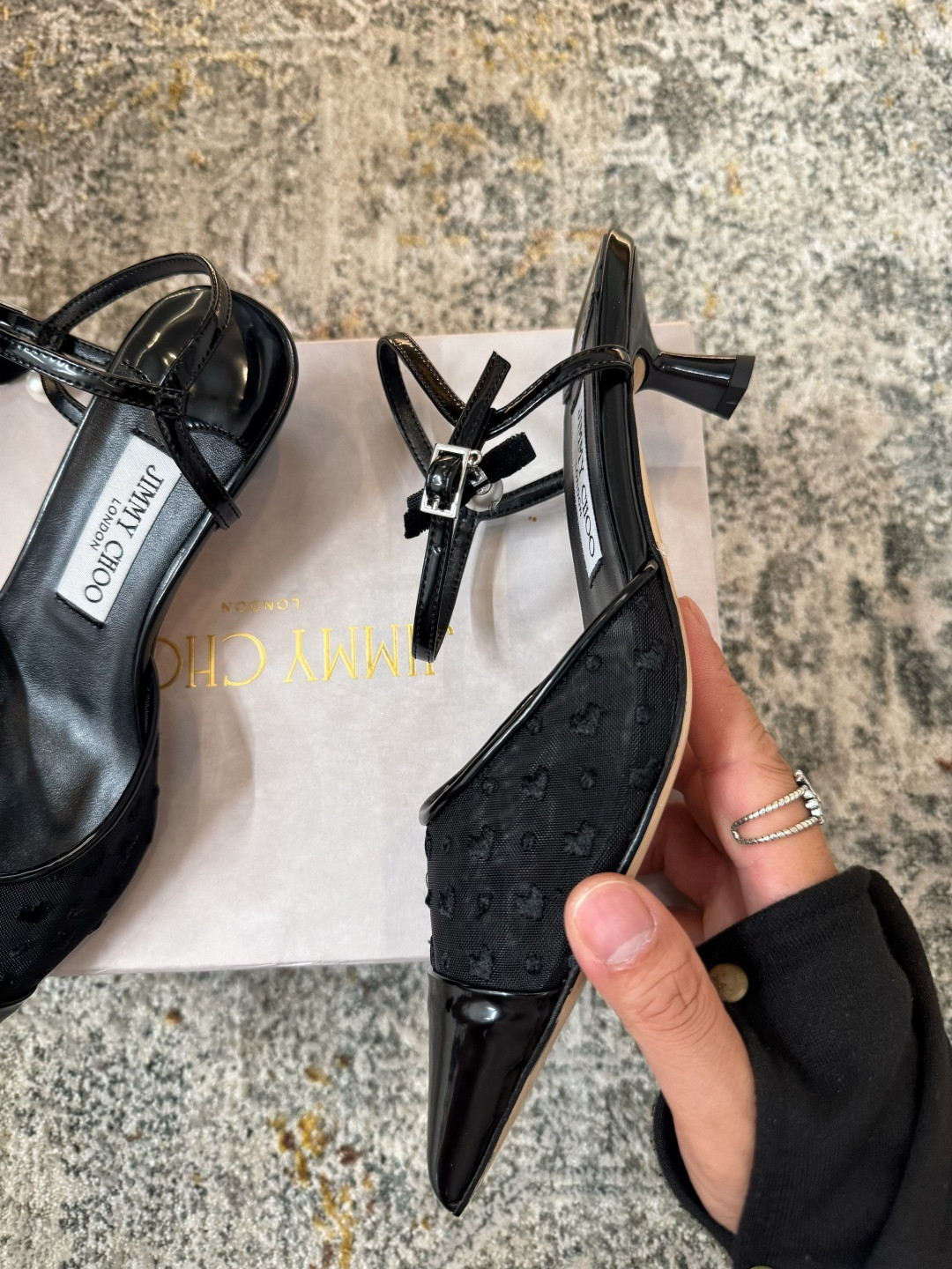 UA Jimmy Choo Aren Slingbacks 4.5cm