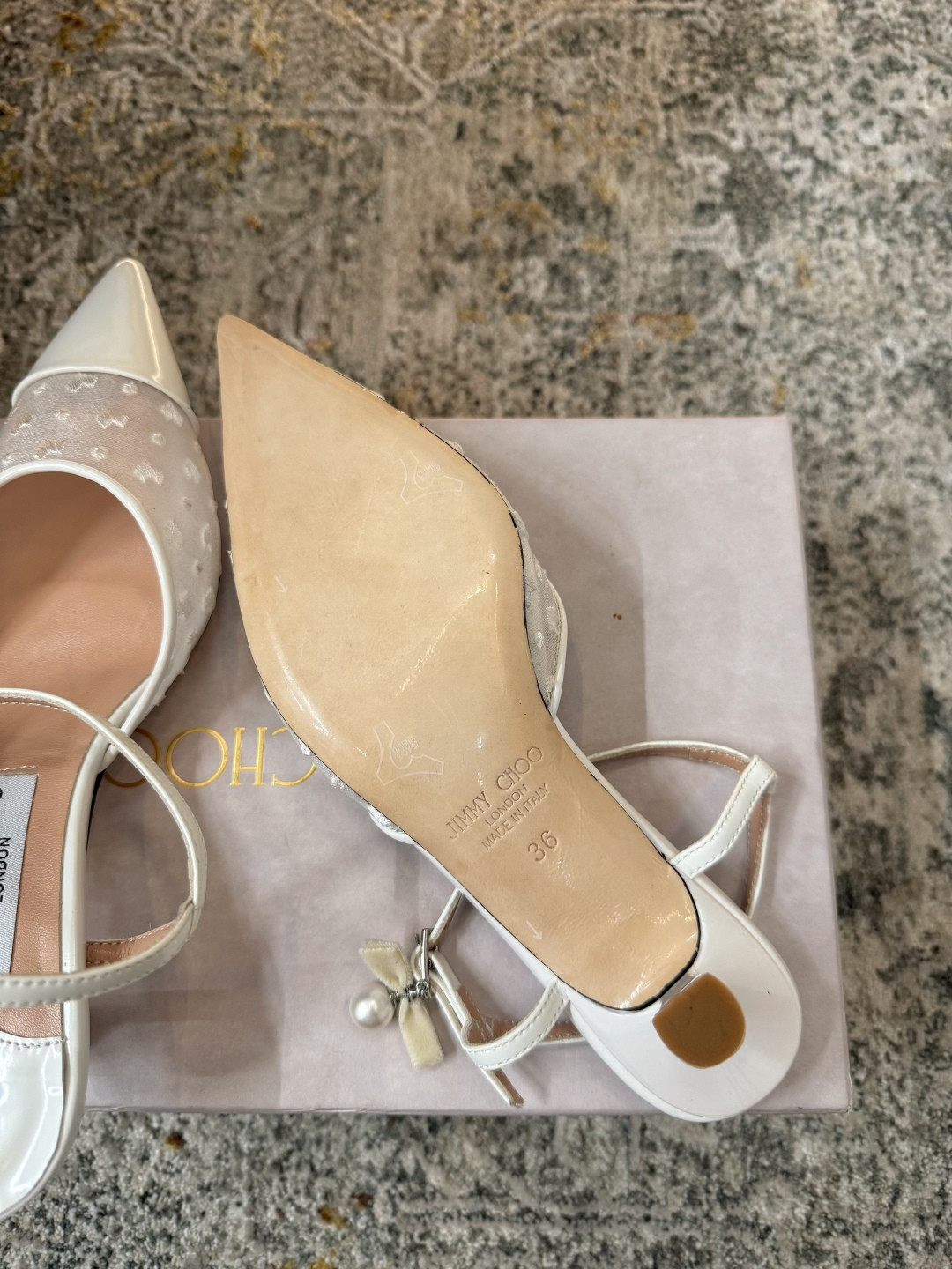 UA Jimmy Choo Aren Slingbacks 4.5cm