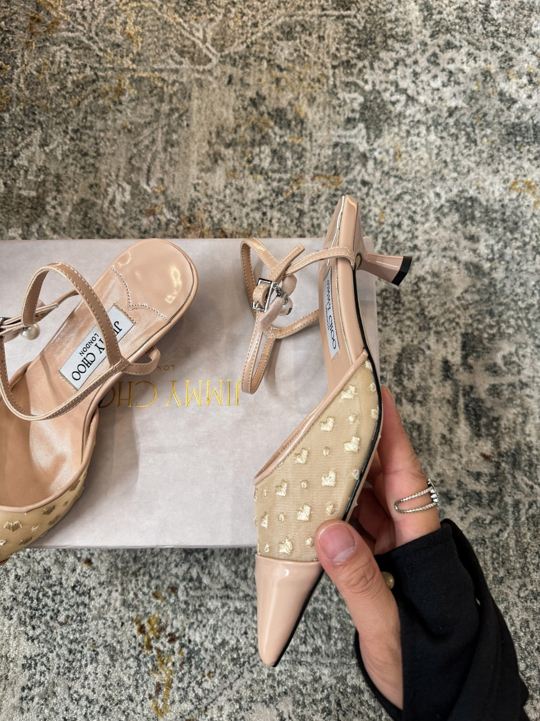 UA Jimmy Choo Aren Slingbacks 4.5cm