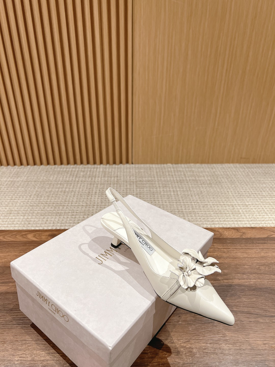 UA Jimmy Choo ROSALIA FLOWERS Slingbacks 4.5cm