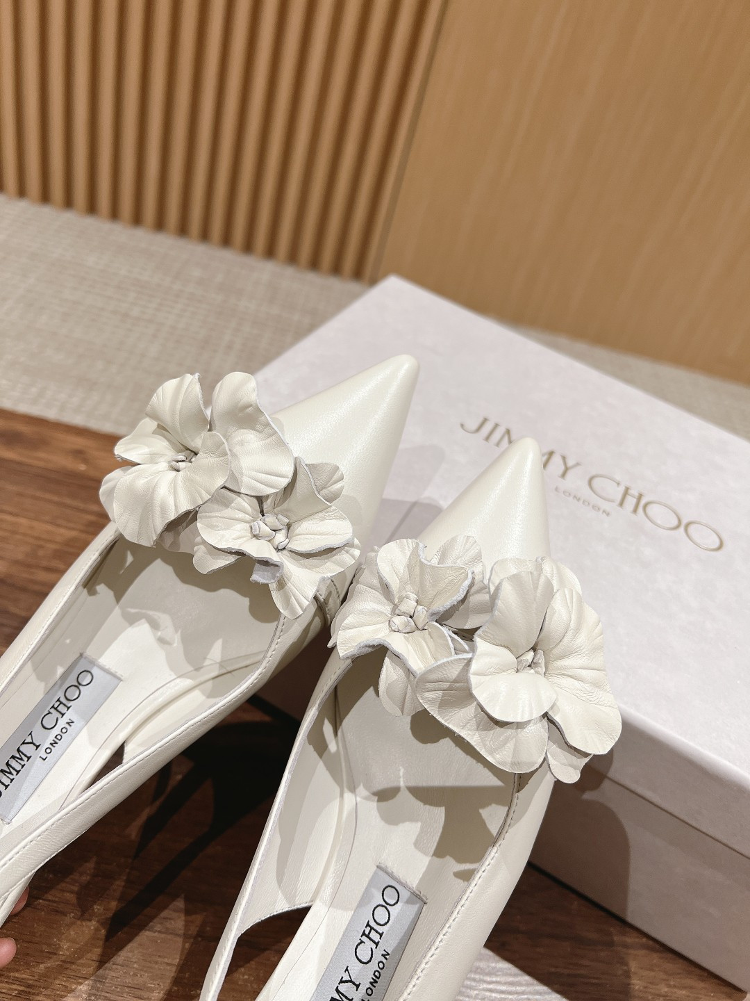 UA Jimmy Choo ROSALIA FLOWERS Slingbacks 4.5cm