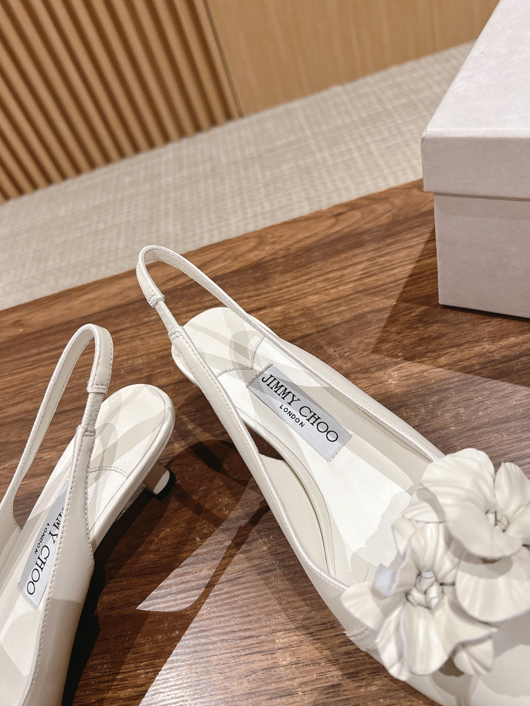 UA Jimmy Choo ROSALIA FLOWERS Slingbacks 4.5cm