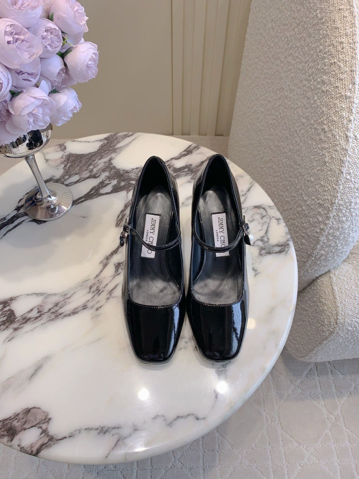 UA Jimmy Choo Wave Mary Jane 7cm