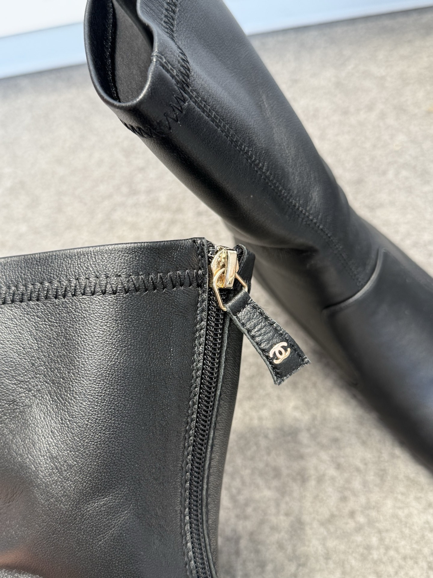 UA Chanel Mid-Calf Boots 6.5cm Heel