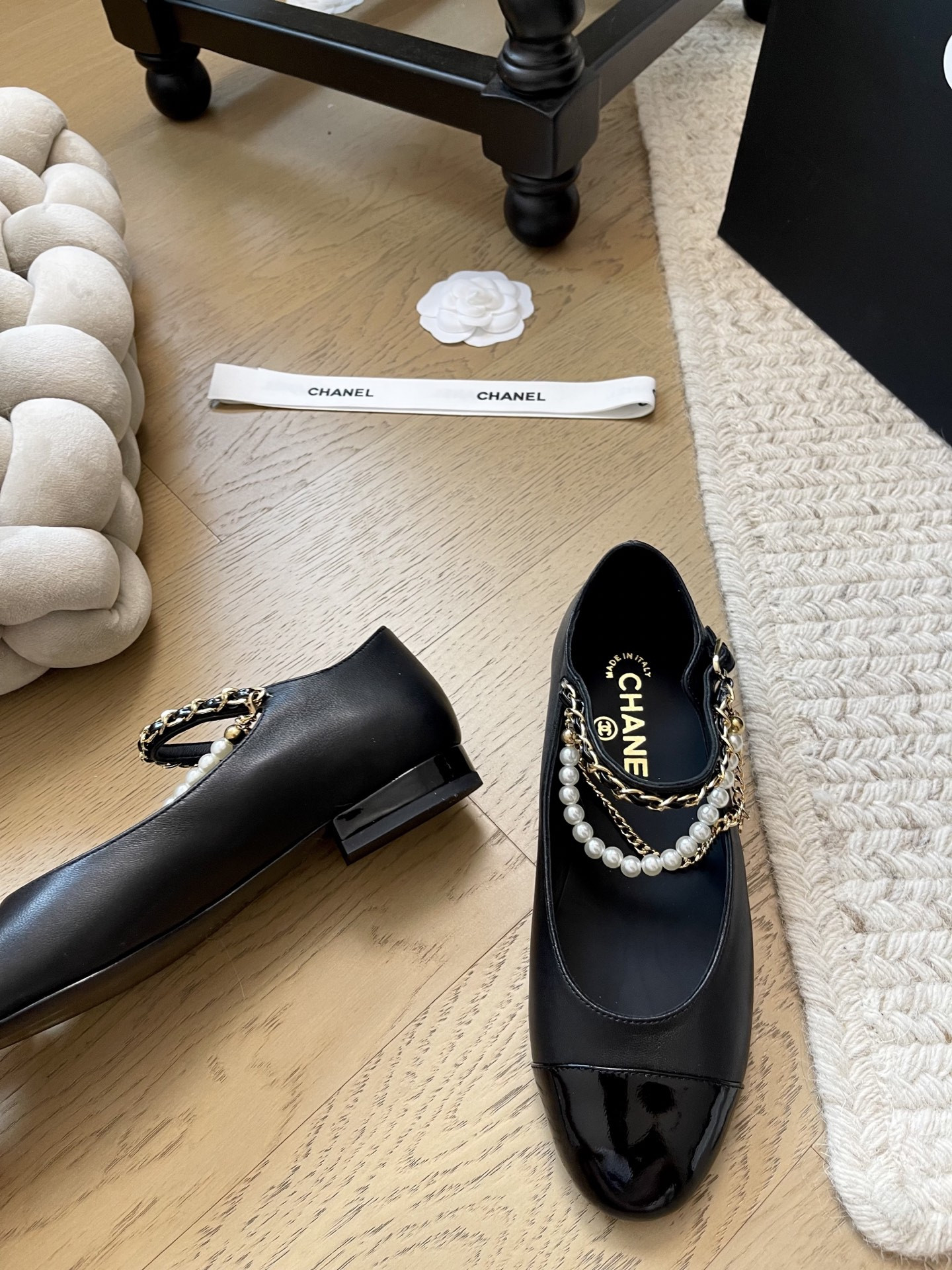 UA Chanel Mary Janes