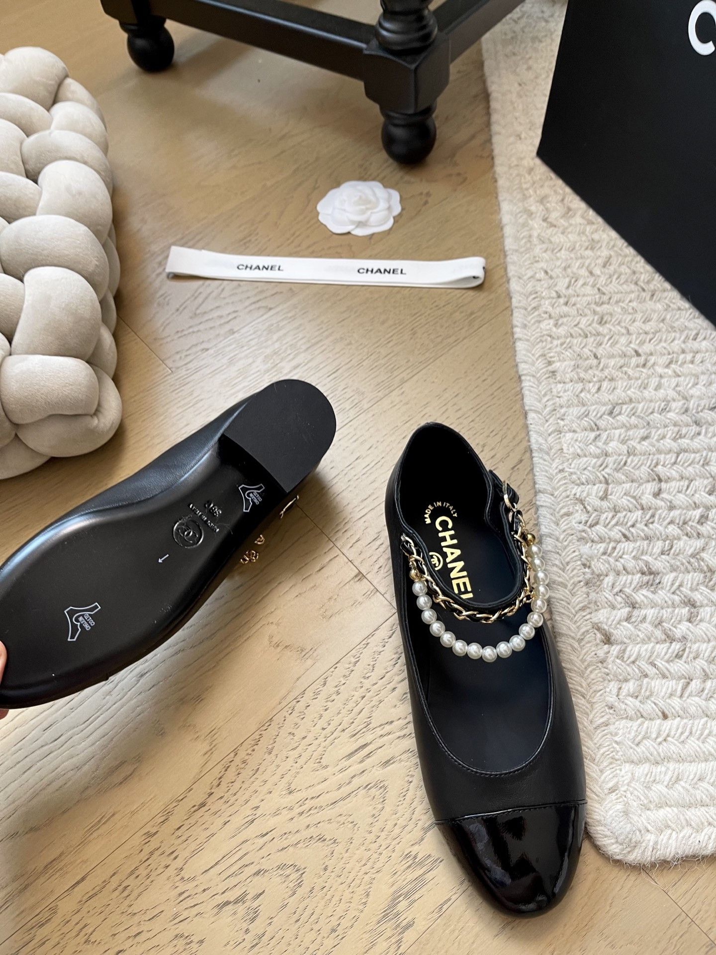 UA Chanel Mary Janes