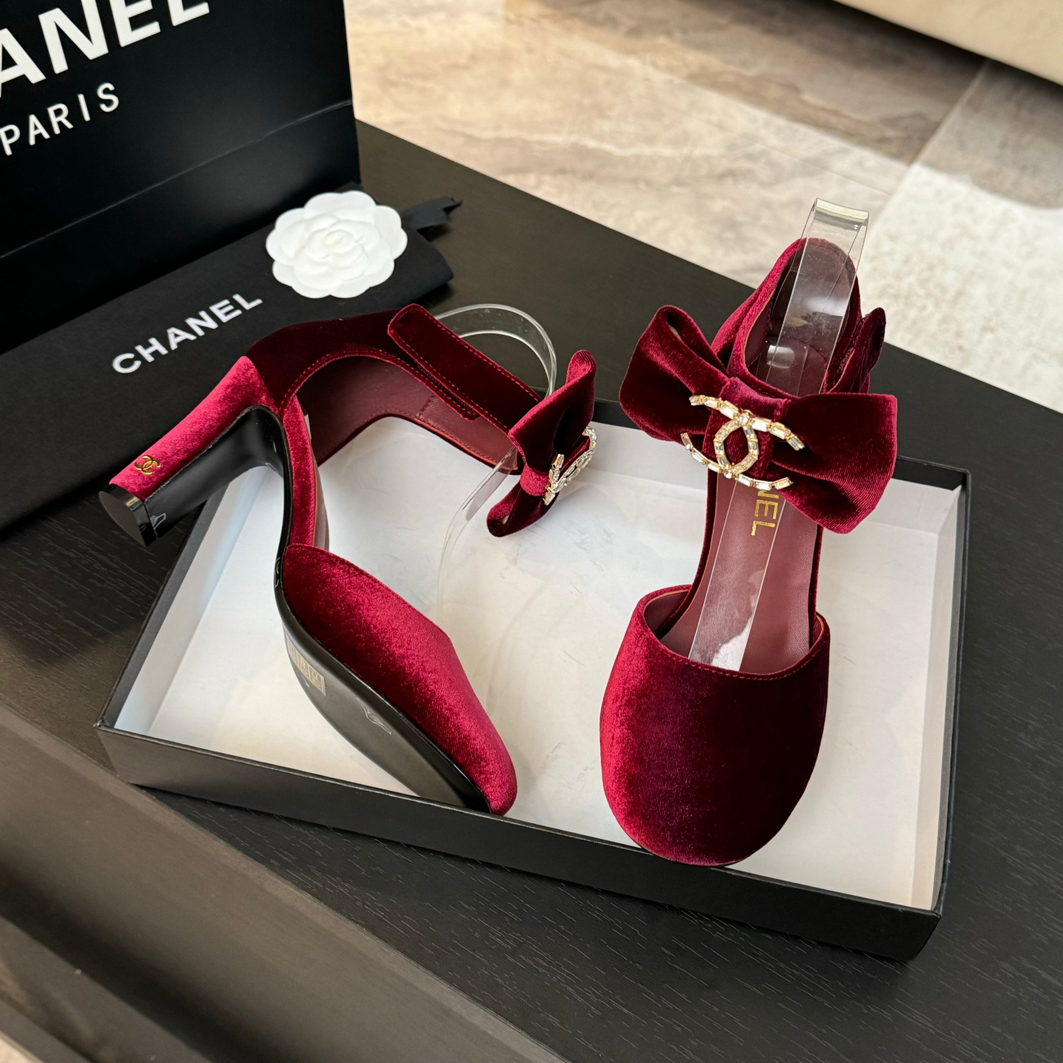 UA Chanel Mary Janes